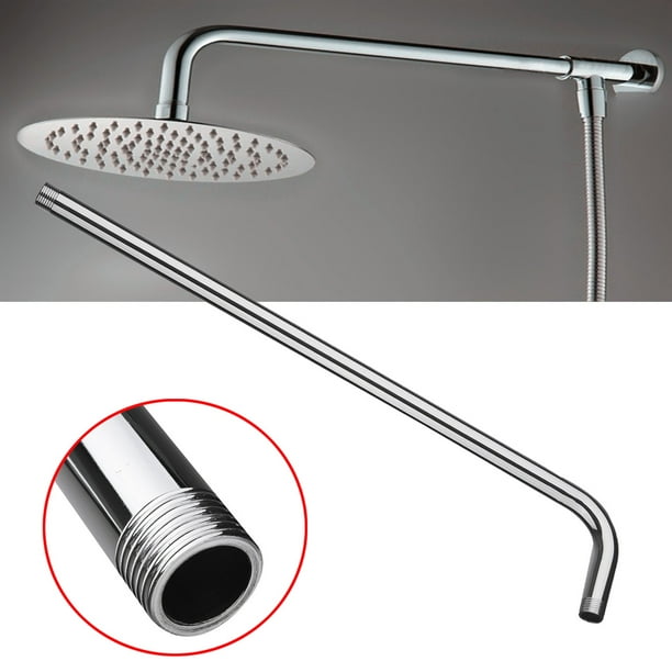 16" 40cm Square Ceiling Rain Shower Head Steel Wall Mounted Extension Arm Silver 16" 40cm Square Ceiling Rain Shower Head Steel Wall Mounted Extension Arm Silver